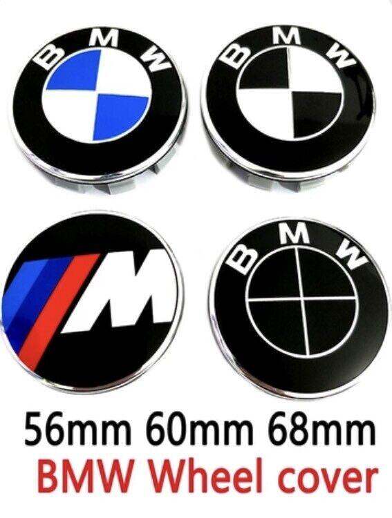 Bmw alloy wheel center caps 56mm 60mm 68mm