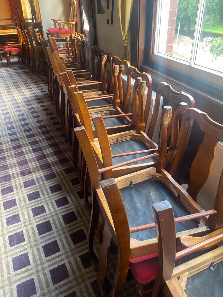 Restaurant tables and chairs for sale used