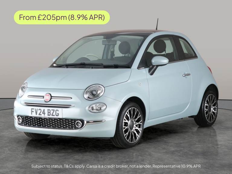 2024 Fiat 500 1.0 MHEV Top Hatchback 3dr Petrol Manual Euro 6 (s/s) (70 bhp) - BLUETOOTH  Hatchba...
