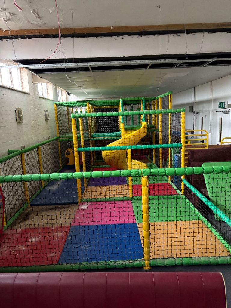 Large Indoor Soft Play Centre with Slide and Punch Bags