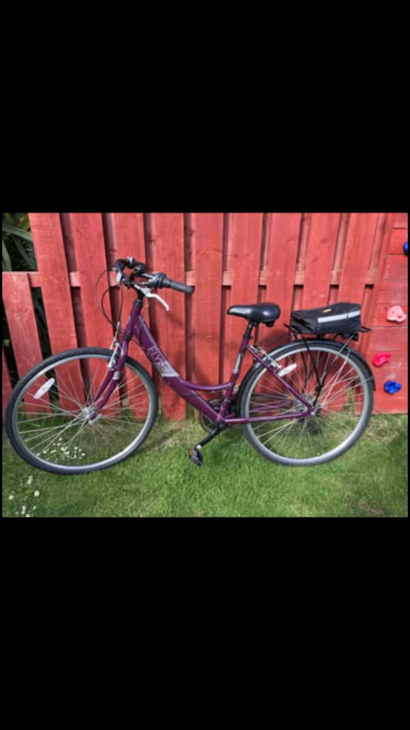 Apollo Hybrid Ladies Bike - Purple, 7 Speed