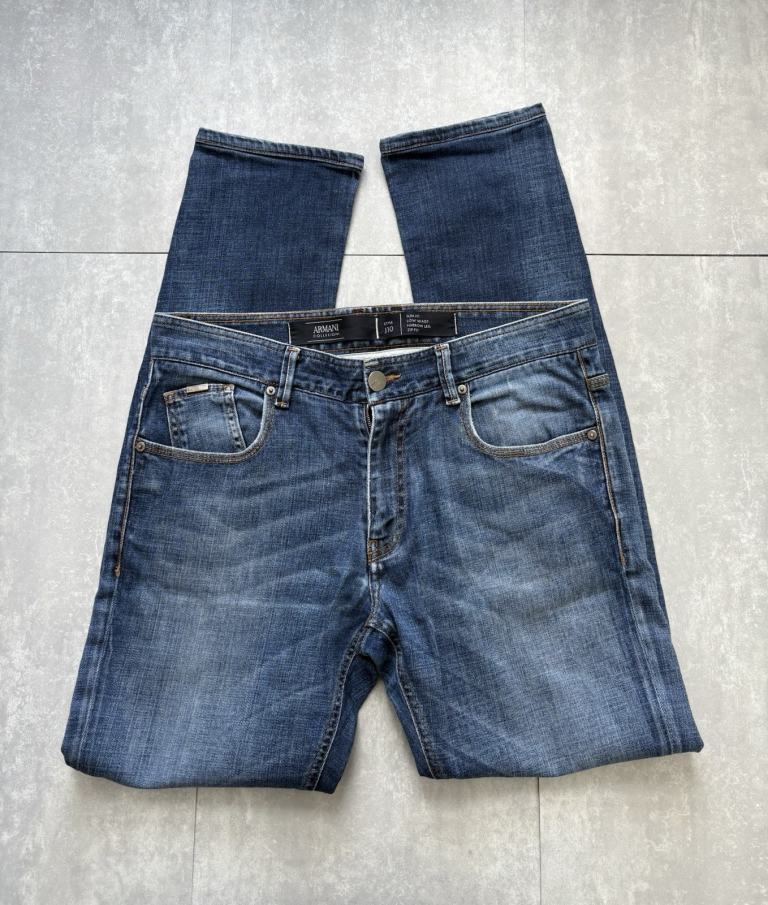Armani Collection J10 Slim Fit Mens Jeans Blue W32 L32