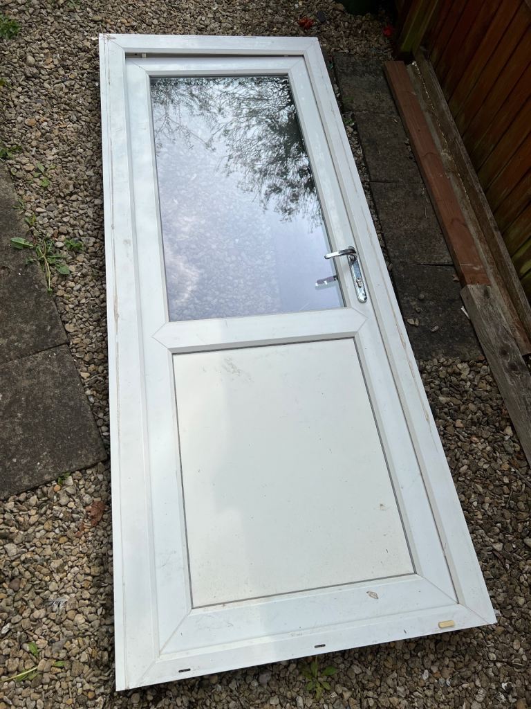 UPVC Double Glazed Door with Frame Heavy Duty