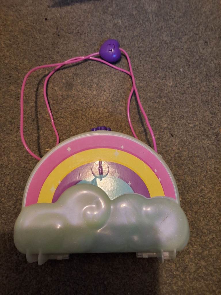 Polly Pocket Rainbow Dream Wearable Purse Compact