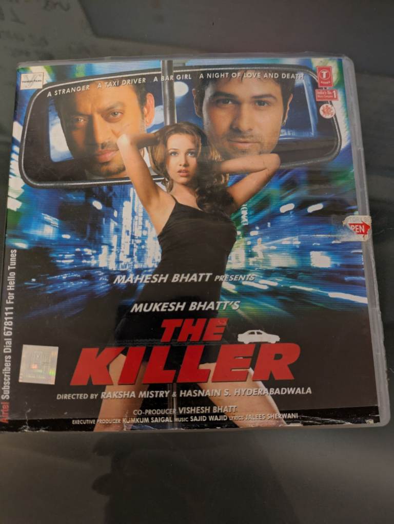 The Killer Indian Asian Hindi Bollywood Blockbuster 8 Movie Soundtrack Music CD ref 52