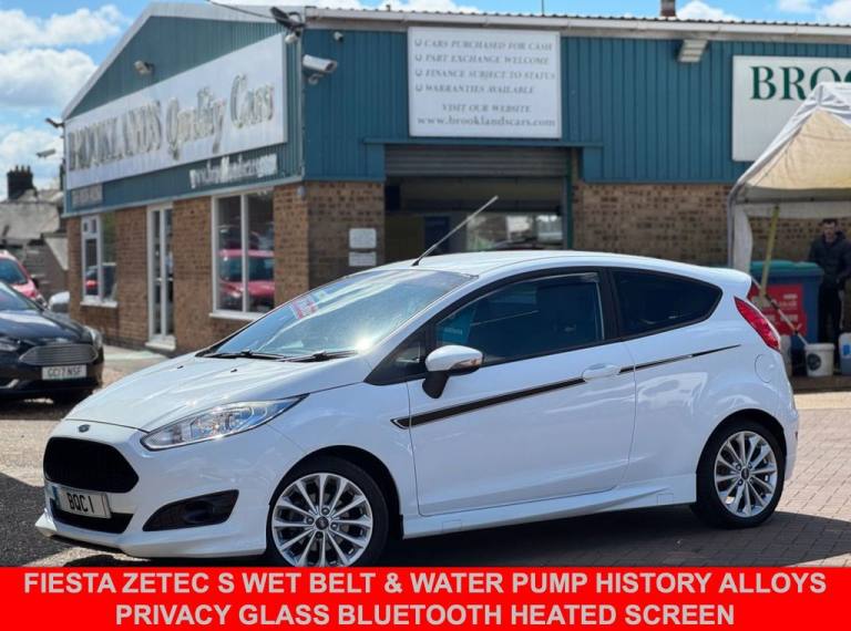 2014 Ford Fiesta 1.0T EcoBoost Zetec S Hatchback 3 Door Frozen White Petrol Manual Euro 5 (s Hatc...
