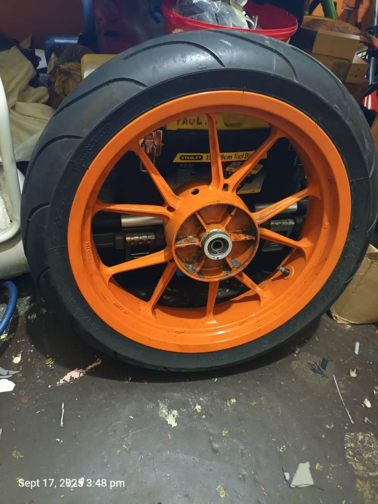 KTM 125 RC 2016 rear wheel