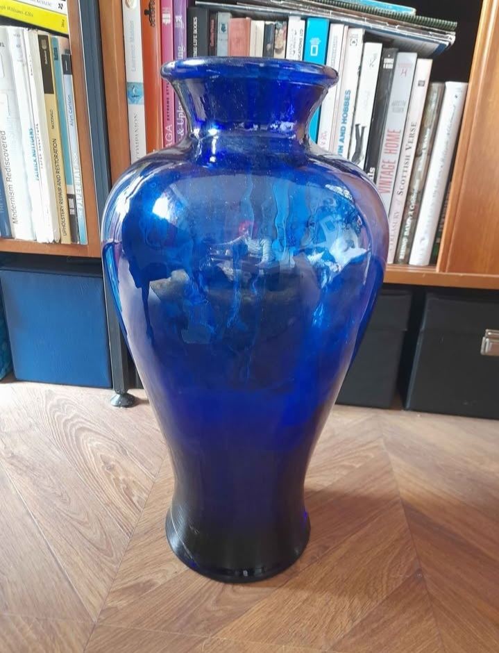 Large glass vase