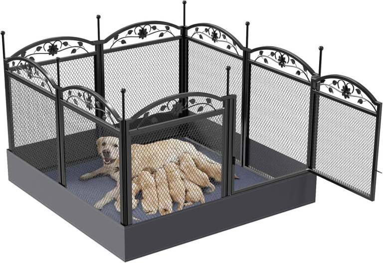 image for NEW! Sturdy Pet Playpen Cage for Dog Puppy Rabbit Exercise Camping Wire Mesh Pen Fence