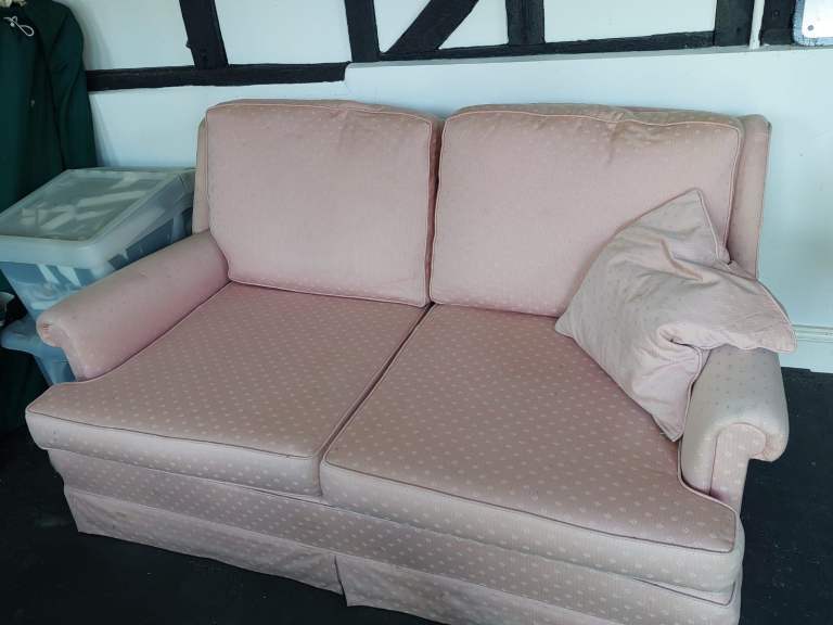 Small comfortable sofa - free but will need to be collected