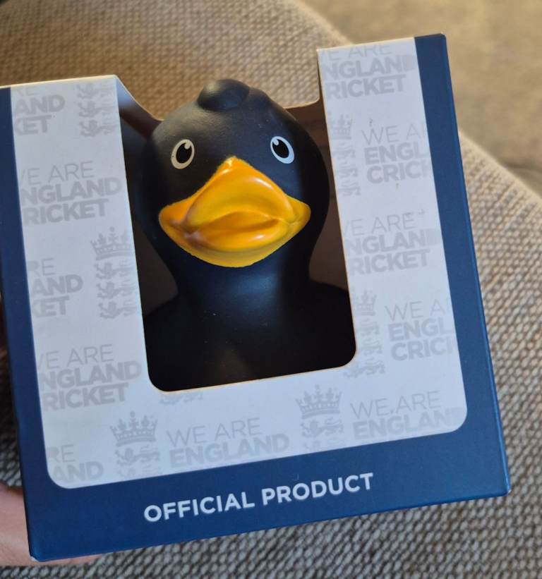 England Cricket Official Product Rubber Duck - Brand New