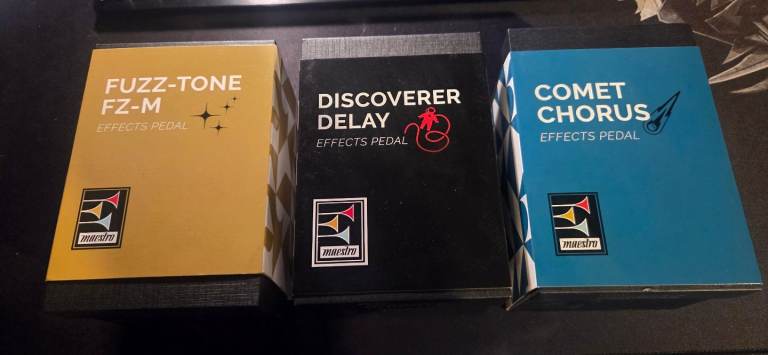 Brand new Meastro by Gibson effects pedals (£60 each or £150 for all 3) 