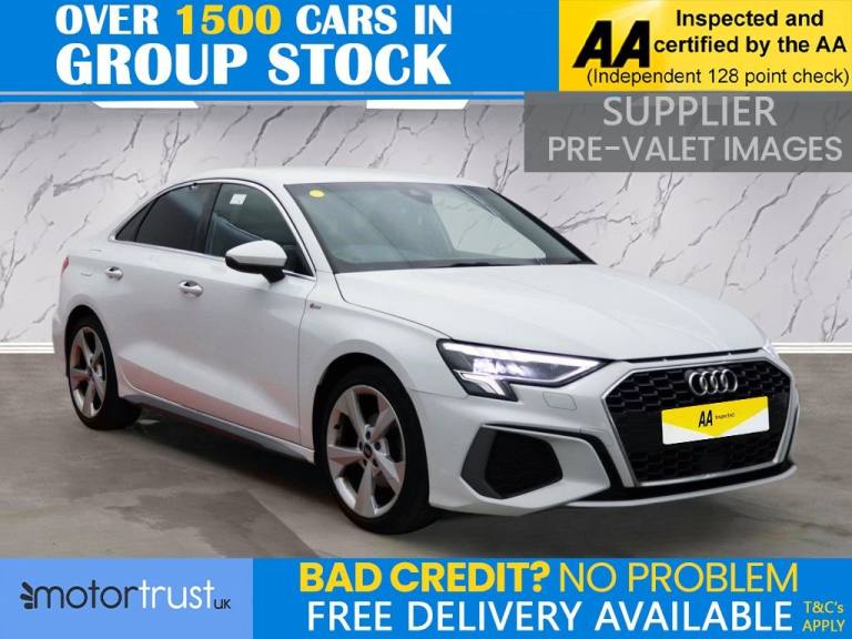 2022 Audi A3 1.0 TFSI 30 S line Saloon 4dr Petrol Manual Euro 6 (s/s) (110 ps) 1 OWNER Saloon Pet...