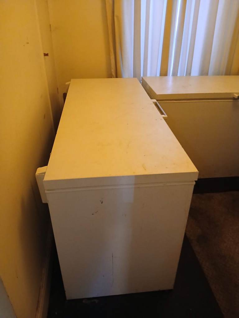2 x commercial chest freezers