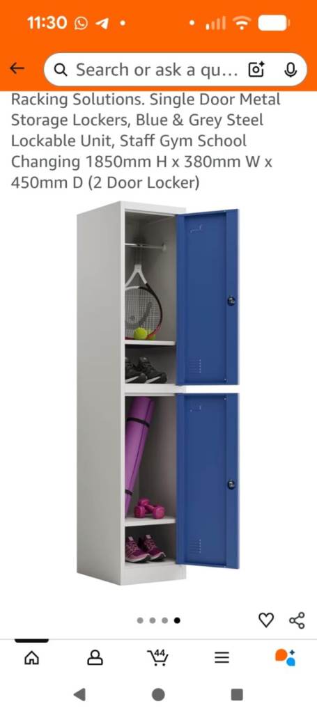 NEW METAL STORAGE LOCKER 