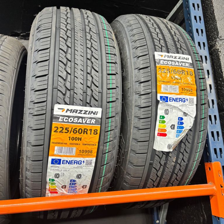 pair 225/60/18 Mazzini brand new tyres fitted