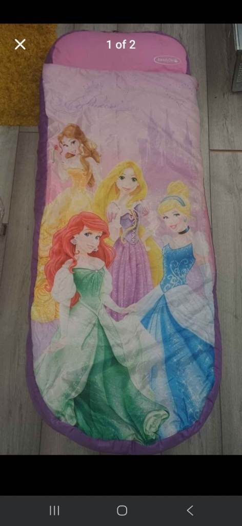 Disney Princess ready bed – Great for Sleepovers