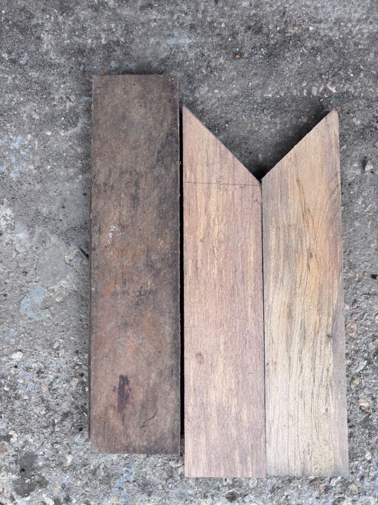 Reclaimed Parquet Wood Flooring Blocks - Fair Condition