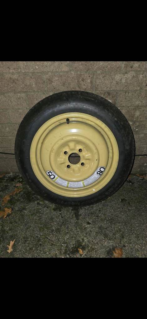 Toyota yaris spare wheel