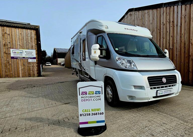 Hobby 650 SLC motorhome 2008 69k 4 berth/belts 6.95m LHD 3500kgs