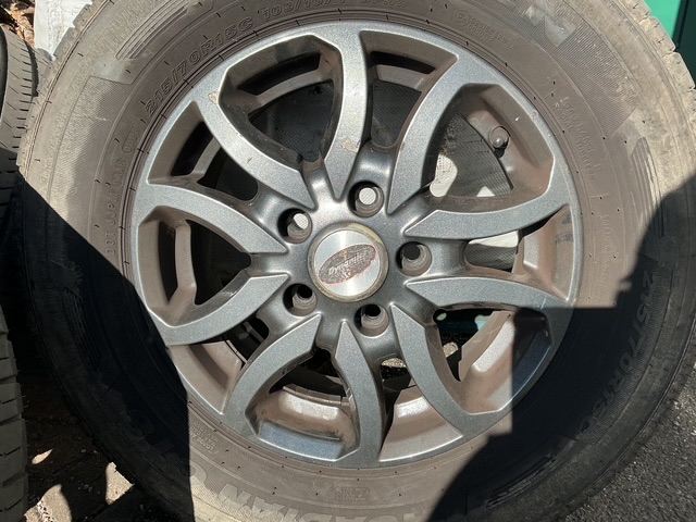 Four x Dynamic alloy wheels and tyres FIAT Ducati van/motorhome