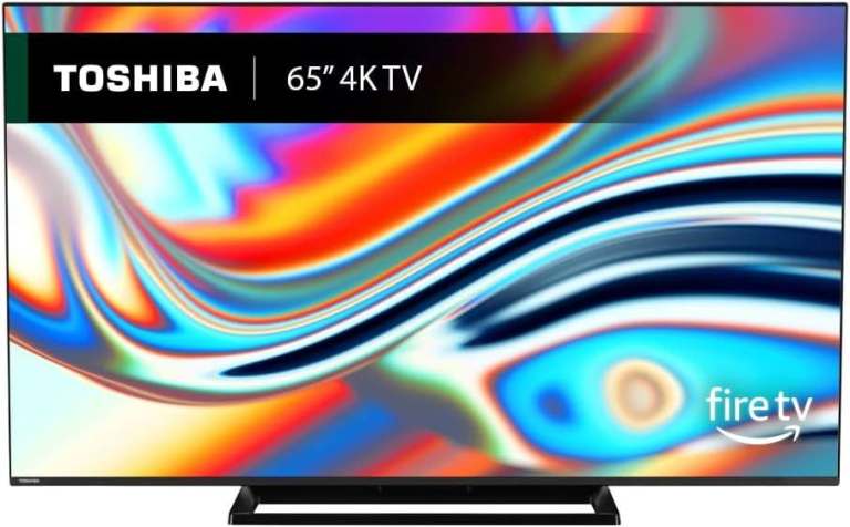 Toshiba UF3F 65 Inch Fire 4K HDR TV, HDR10, Dolby Vision & Atmos, Alexa Voice Remote