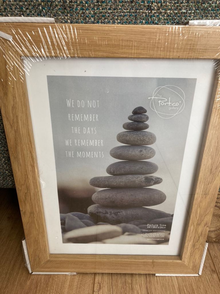 New A4 Picture Frame from The Range – Oak Effect Wood
