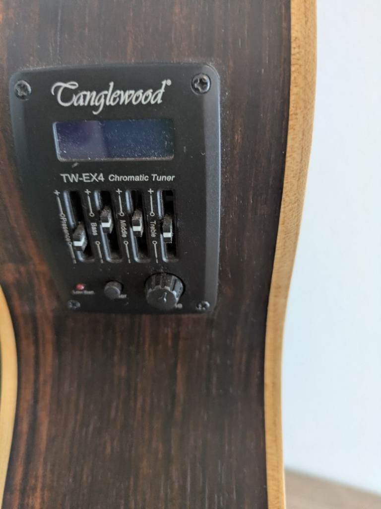 Tanglewood Acoustic Guitar – Dark Wood Finish, Great Condition
