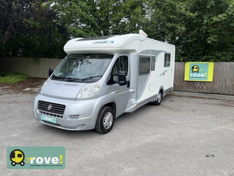 Chausson Welcome 72 3 berth 4 belt end garage motorhome