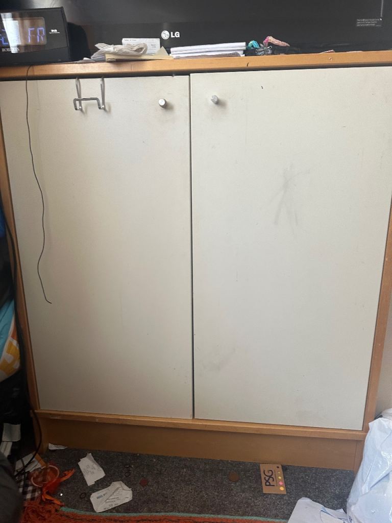 FREE Wooden Wardrobe with shelves