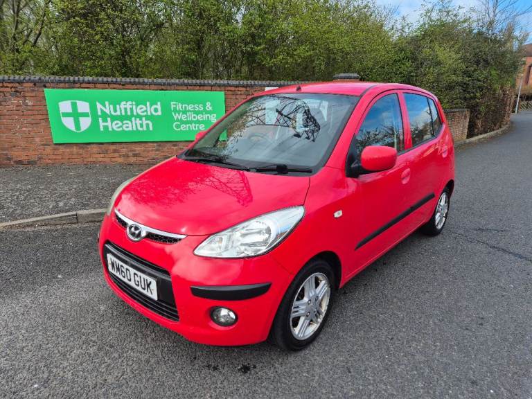 Hyundai i10 Red 2010 1.2 Petrol Free Ulez 
