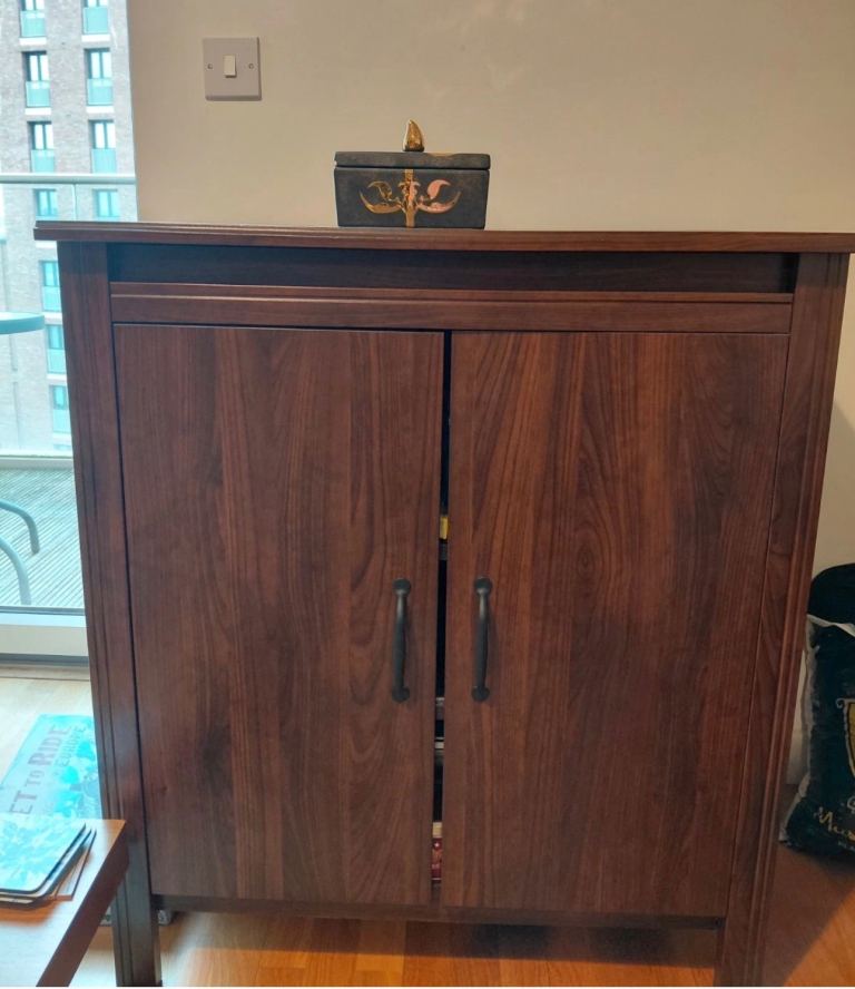 Ikea Wooden Storage Cabinet OR Bar Cabinet