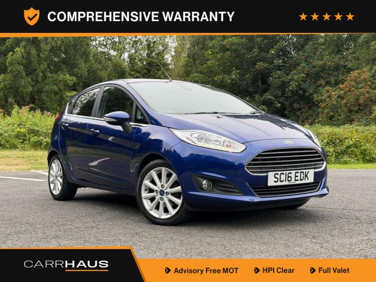 2016 Ford Fiesta 1.0 Fiesta Titanium T 5dr Hatchback Petrol Manual
