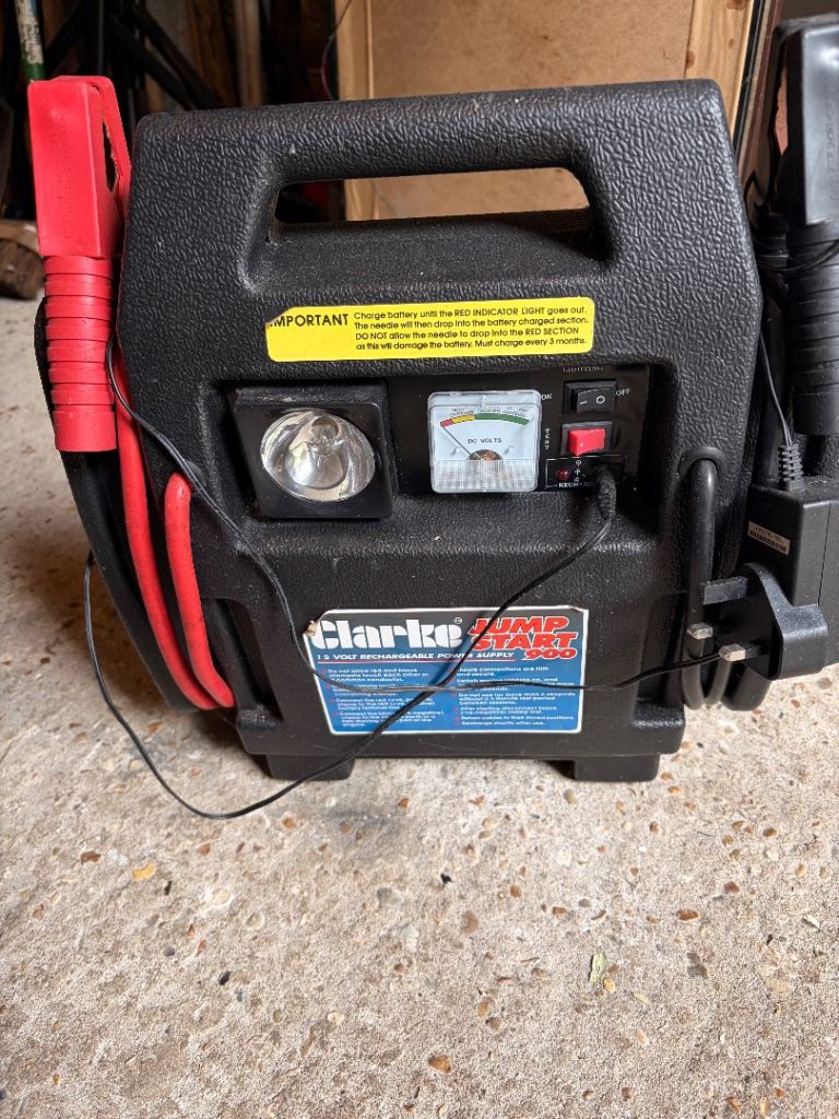 Portable jump start car battery power bank