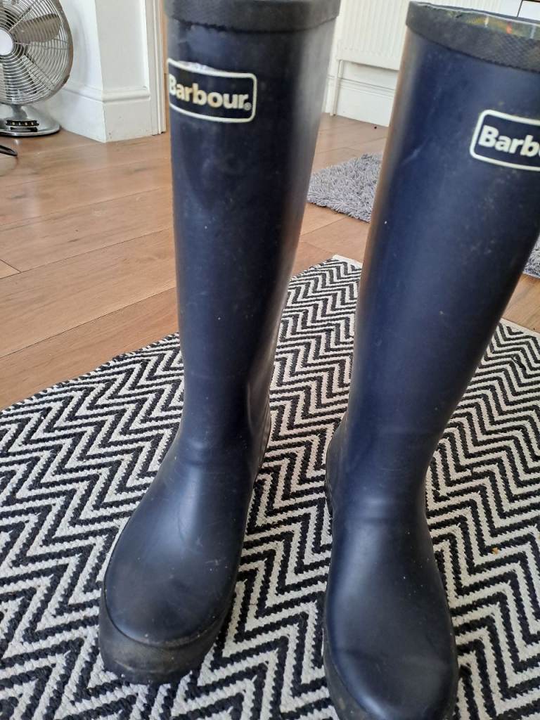 Barbour Wellies – Blue, greatCondition