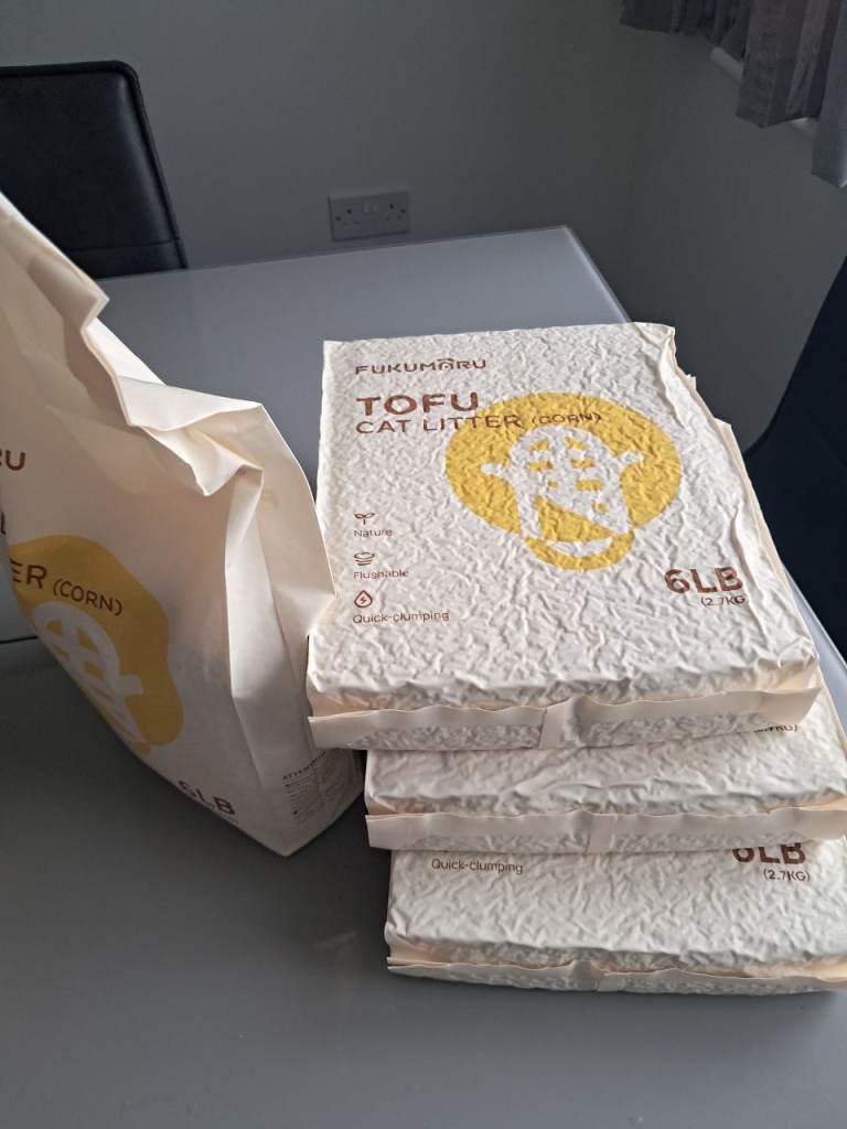 Fukumaru Tofu cat litter 4 x6LB 2.kg