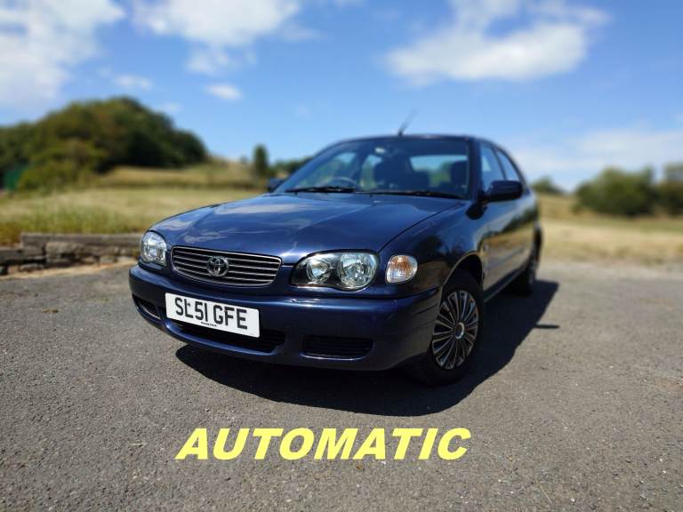 Toyota COROLLA, 2001, AUTOMATIC, 1.6 petrol, ONLY 77k Miles Clean MOT Aug 2027
