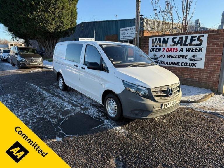 2017 67 MERCEDES-BENZ VITO 1.6 111 CDI PANEL VAN 6DR DIESEL MANUAL FWD L2 EURO 6