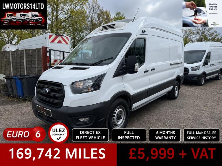 FORD TRANSIT 2.0 ECOBLUE L3H3 LEADER LWB HIGH ROOF FRIDGE 2021 71 REG