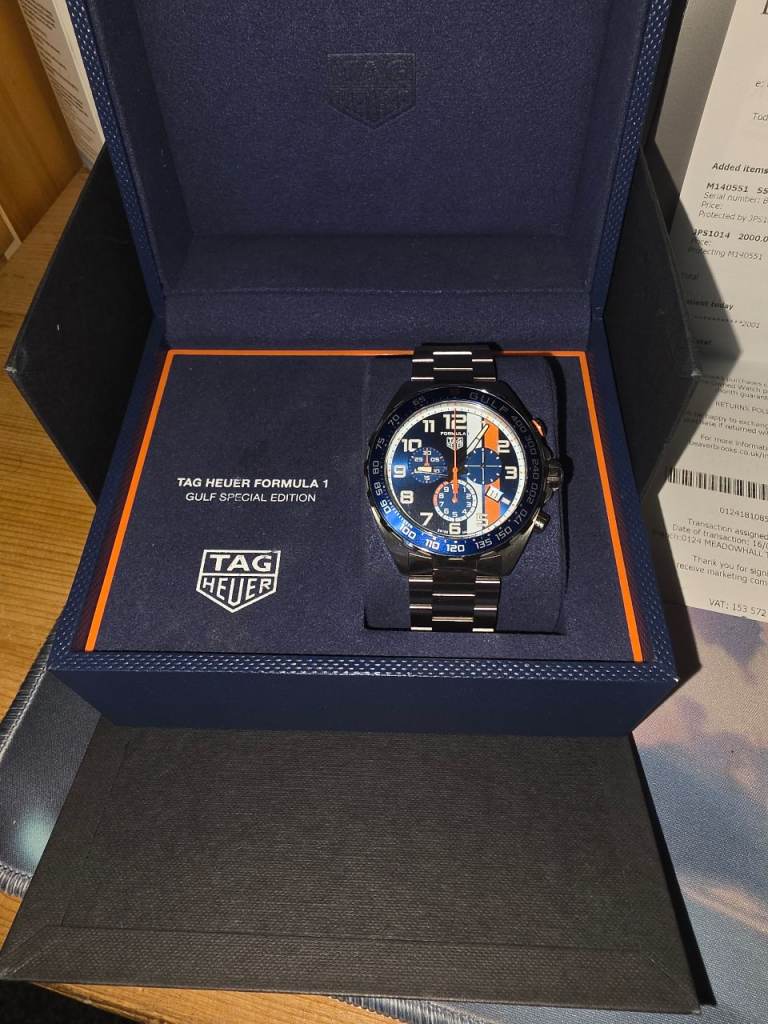 TAG Heuer Formula 1 Gulf Special Edition Watch