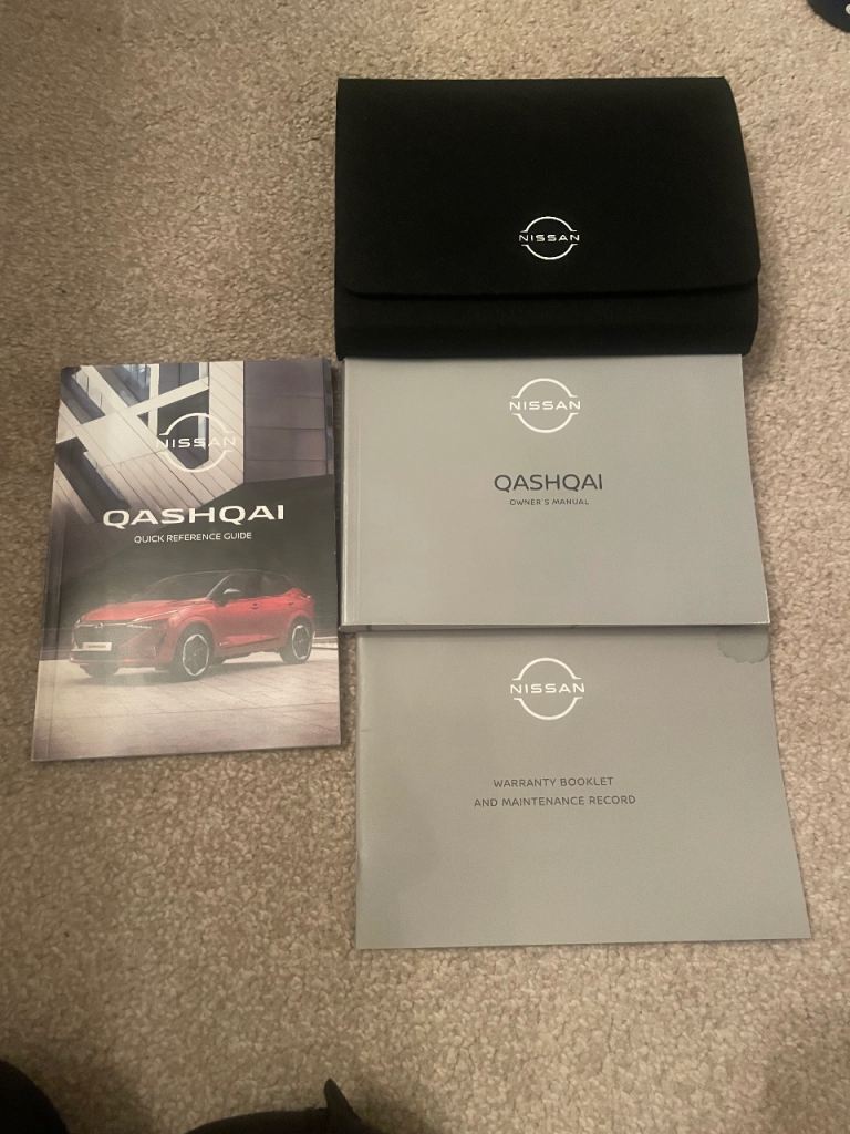 Nissan Qashqai 2024 onwards Owner's Manual & Warranty Booklet