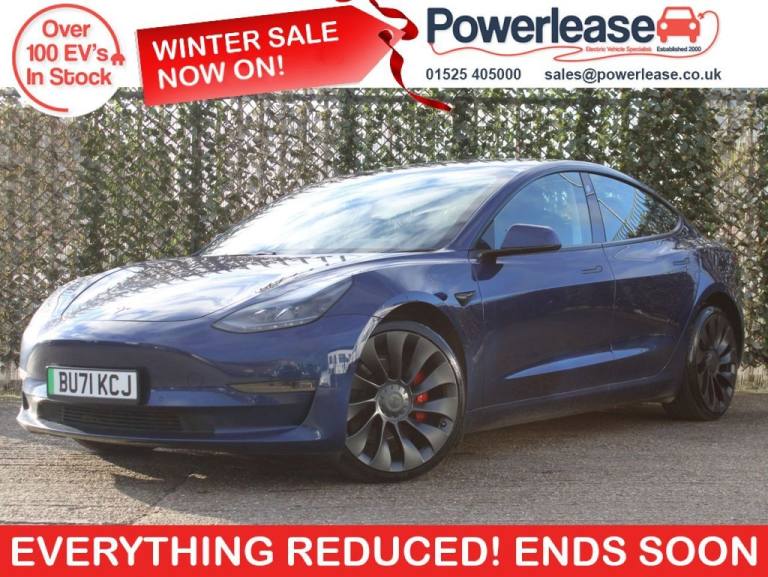 2021 Tesla Model 3 (Dual Motor) Performance Saloon 4dr Electric Auto 4WDE (Performance Upgrade Sa...