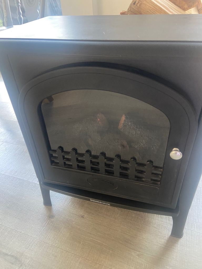 Electric fire in wood burner style