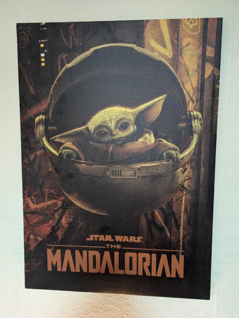 The Star Wars The Mandalorian Season 2 canvas.