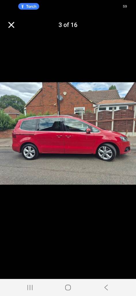 PCO 7 Seater, ALHAMBRA, MPV, 2018, Automatic £9500 Or rent £160/Week for Pco ise only