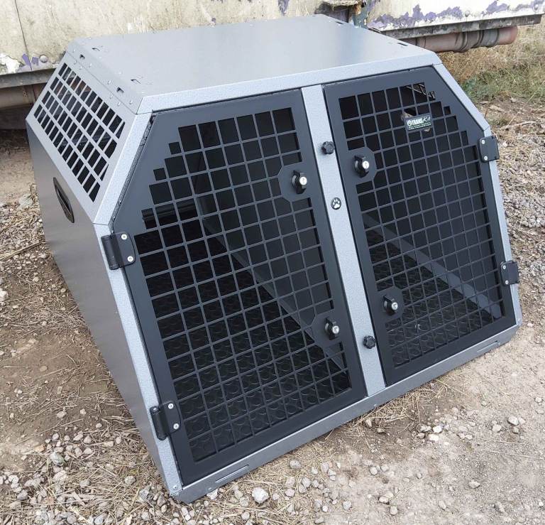 Trans K9 ( B3 ) Transport double dog cage ( Lockable & Crash Tested ) TransK9