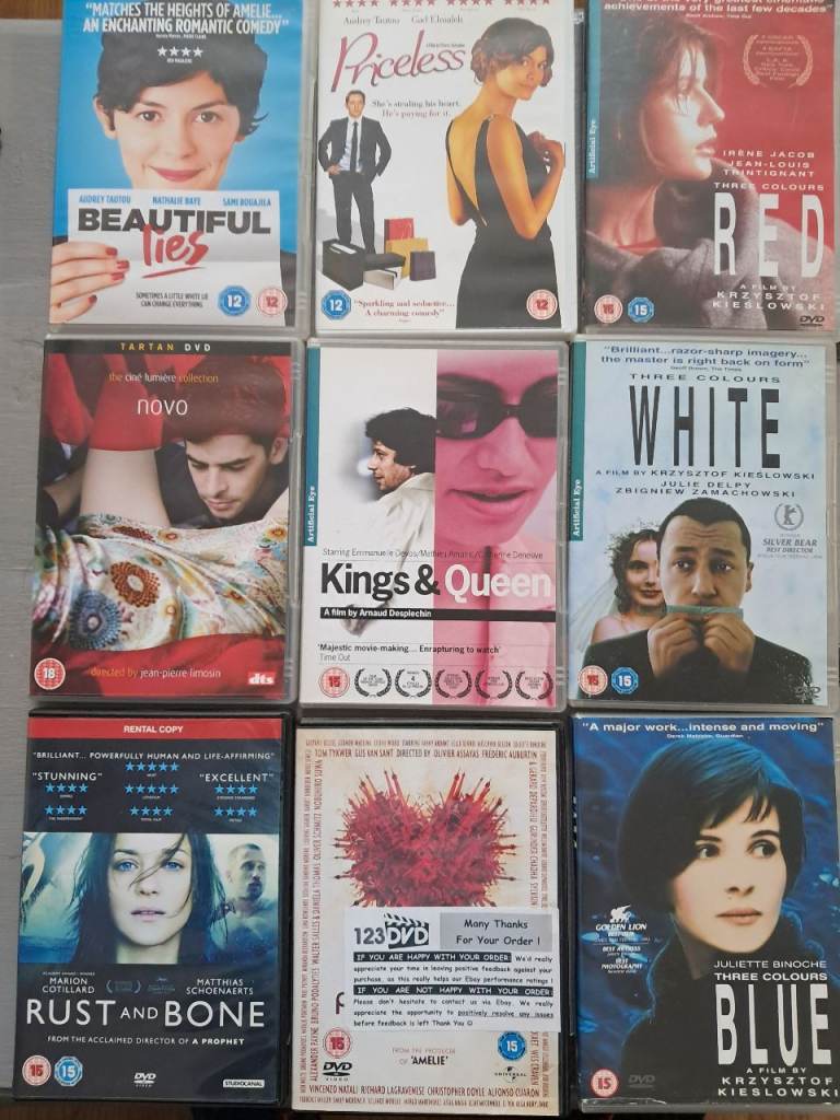 9 Rare French Dvds with English subs bundle – 9 dvd bundle – Beautiful Lies & more – only £25
