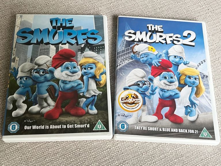 The Smurfs & The Smurfs 2 – DVD Bundle – Good Condition – With Bonus Features