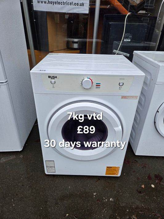 Bush 7kg vented dryer 🌟 Free Delivery 🌟 30 Days Warranty 🌟 