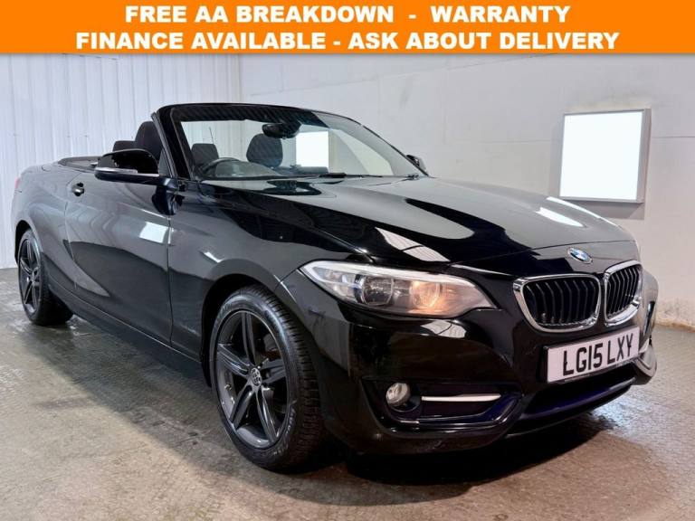 2015 15 BMW 2 SERIES 1.5 218I SPORT CONVERTIBLE 2DR PETROL MANUAL EURO 6 (S/S) (
